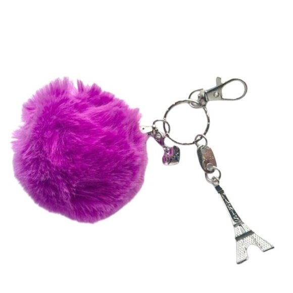 I Love โค๏ธ Paris | Eiffel Tower & Pompom Handmade Craft Keychain ๐ - Picture 14 of 16